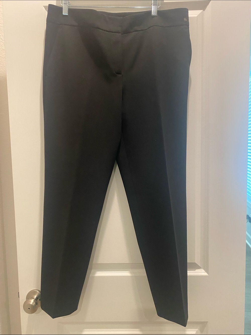 Carolina Herrera Black Tailored Straight-Leg Trousers
